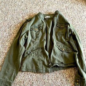 Army green jacket